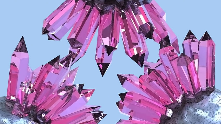 untuk kristal, Crystal Purple Aesthetic Wallpaper HD