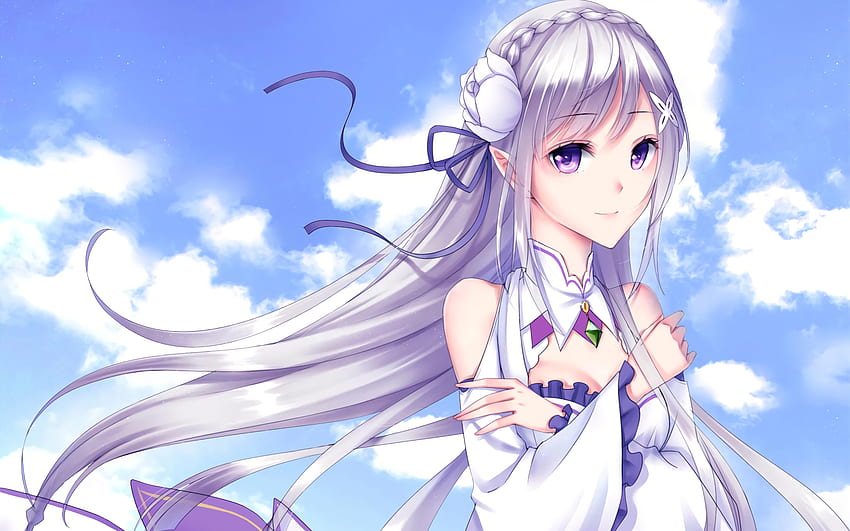 Anime, Emilia, Re:Zero, , , Background, Zoei8t HD wallpaper | Pxfuel