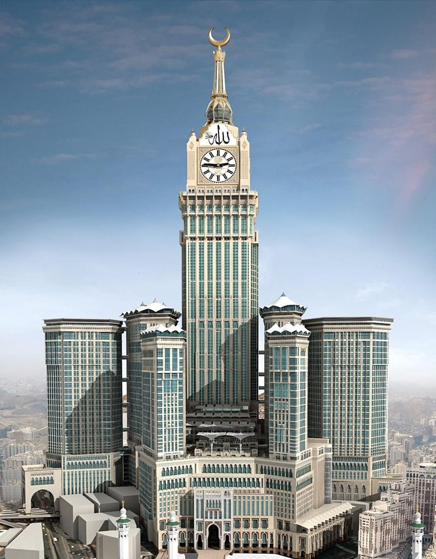 메카 시계탑 - 이슬람교, 카바 HD 전화 배경 화면