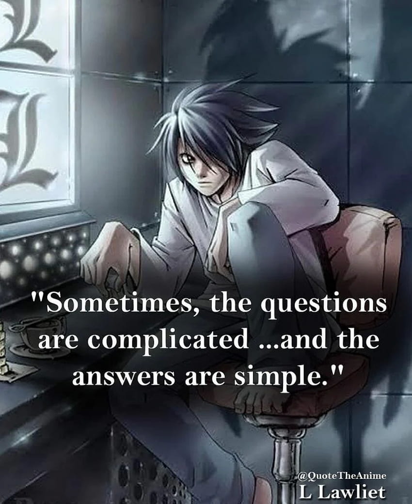 Death note anime quotes HD wallpapers | Pxfuel