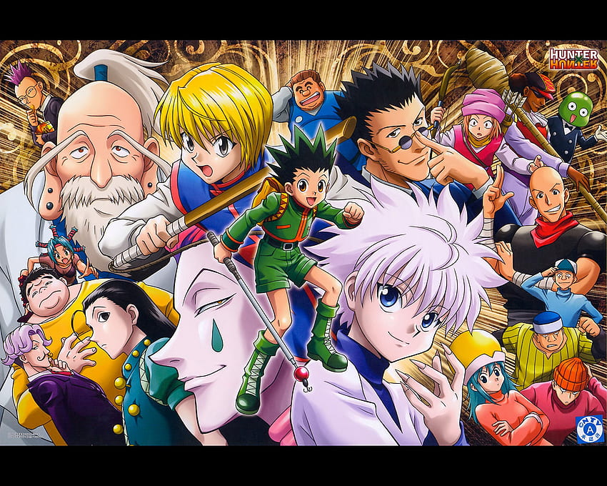 Hunter X Hunter Poster Anime Neferpitou Gon Killua Fight Art Print Wallpaper HD