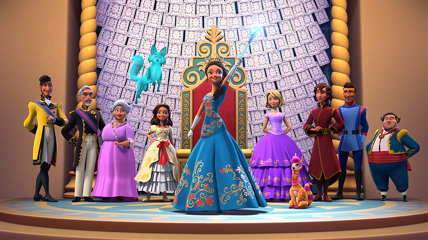 Disneys erste Latina-Prinzessin „Elena von Avalor“ wird im letzten Kapitel der Serie zur Königin gekrönt, Elena De Avalor HD-Hintergrundbild