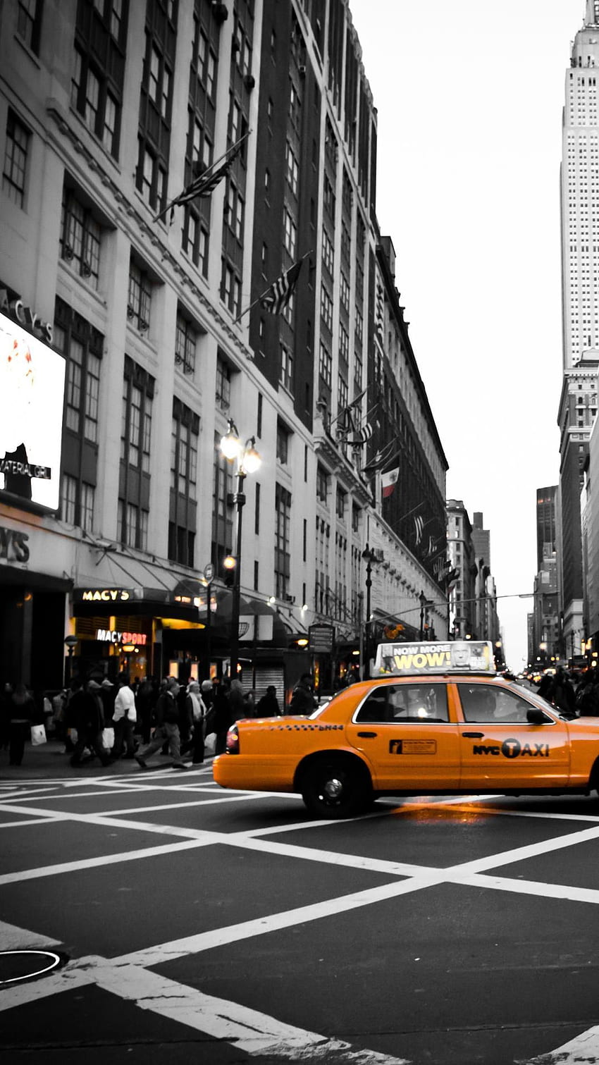 New York Cab, New York Taxi HD phone wallpaper
