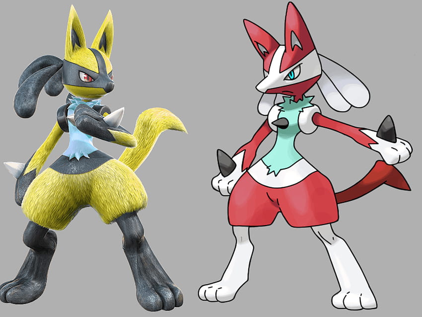 Shiny Lucario Remake HD wallpaper