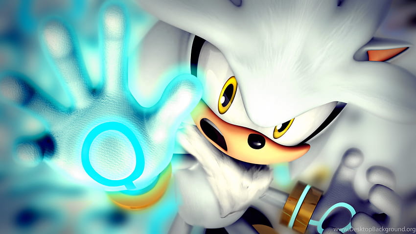 Silver The Hedgehog[7] By Light Rock Background, Sonic and Silver HD wallpaper