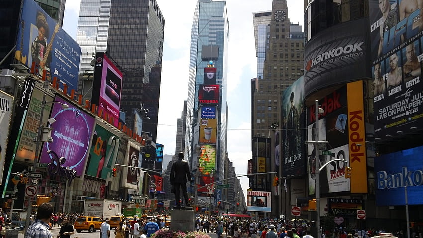 Time Square, Nova York, EUA papel de parede HD