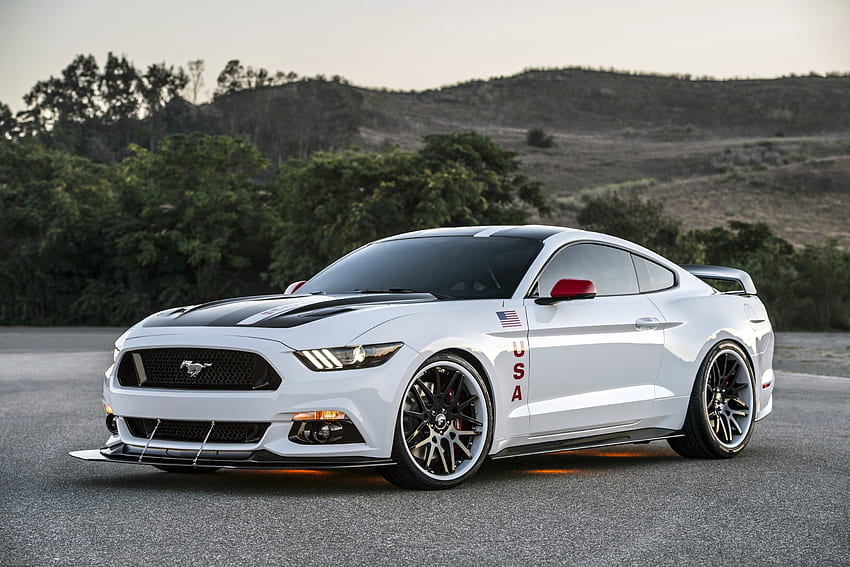 Mustang GT ~ Apollo Edition, blanco, autos, mustang, apollo, gt fondo de pantalla