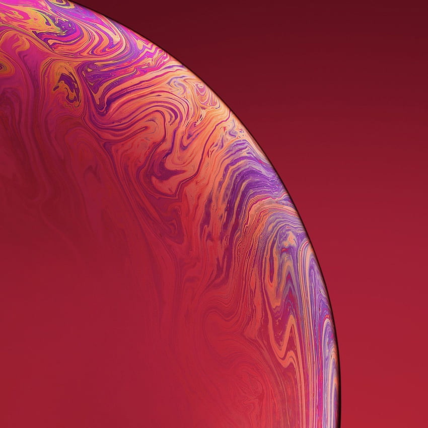 IPhone Xs Double Bubble Red iPad Air HD phone wallpaper | Pxfuel