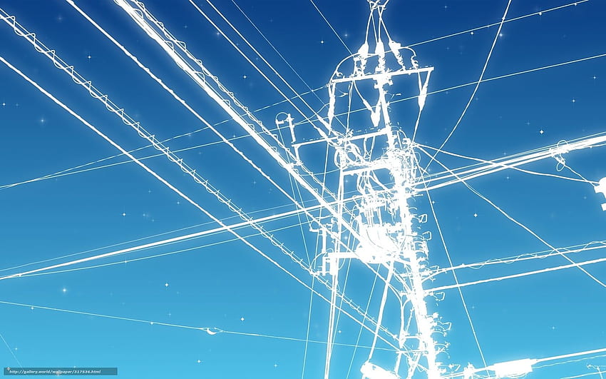 Lines, electro, Transmission HD wallpaper