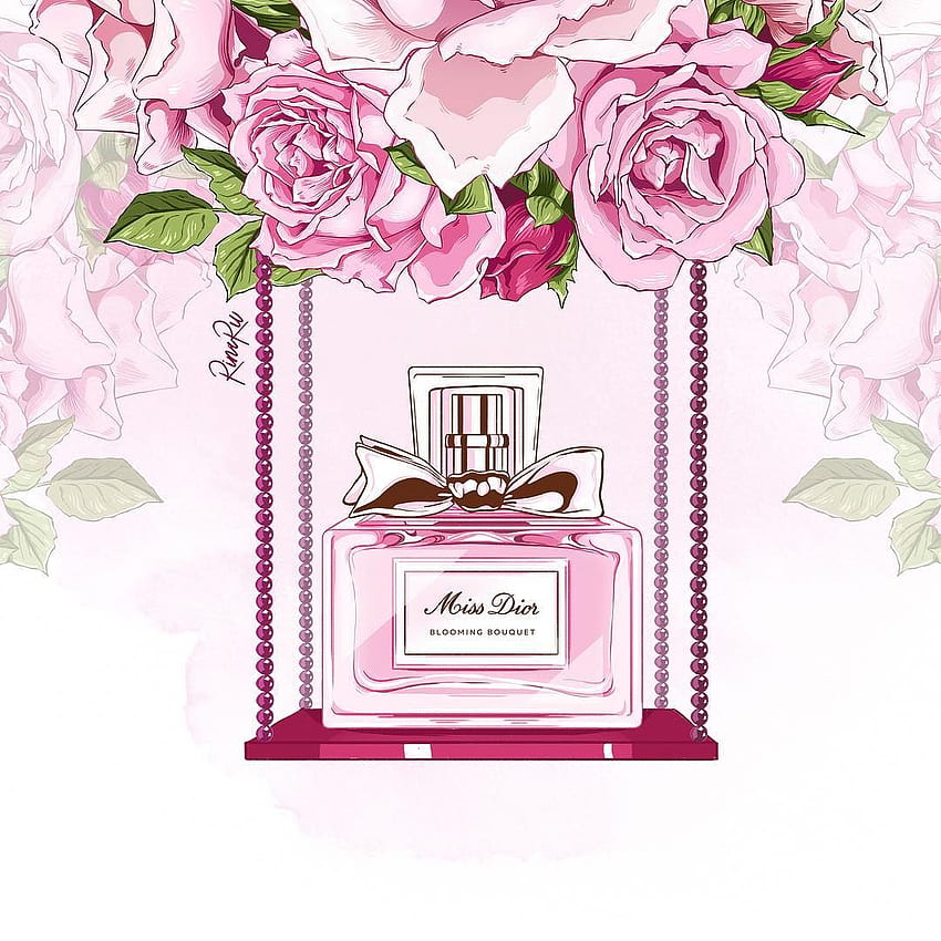 Pin de Hafize em she. Quadros de casamento, Pôsteres fashion, florido, Dior Flower HD phone wallpaper
