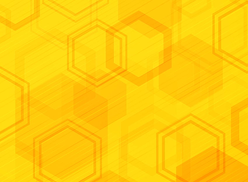 Arrière-plan de conception moderne de motif hexagone jaune technologie abstraite. Décoration dans la conception de dimensions de couleur à l'aide d'annonces, d'affiches, de brochures, d'espaces de copie, d'impressions, d'illustrations de conception de couverture. - Vecteurs, Clipart Graphiques & Vecteur Fond d'écran HD