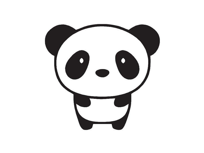 Zeichnen Sie einen Panda-Bären HD-Hintergrundbild