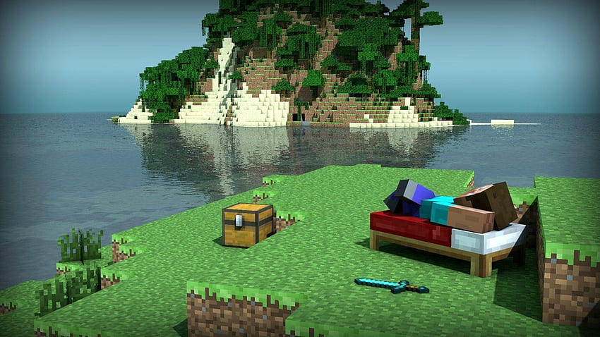 Fundo animado do Minecraft, Minecraft em movimento papel de parede HD