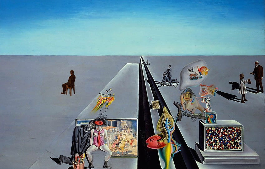 Surealisme, , Salvador Dali - Salvador Dalí Hari-Hari Pertama Musim Semi, Seni Dali Wallpaper HD