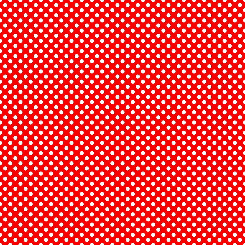 Czerwona kropka, Vintage kropka Tapeta na telefon HD