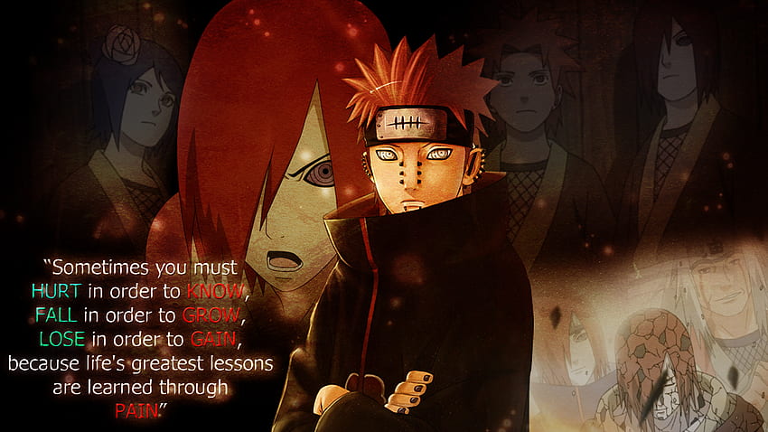 Quotes From Naruto Pain . QuotesGram, Naruto Sad Quotes HD wallpaper