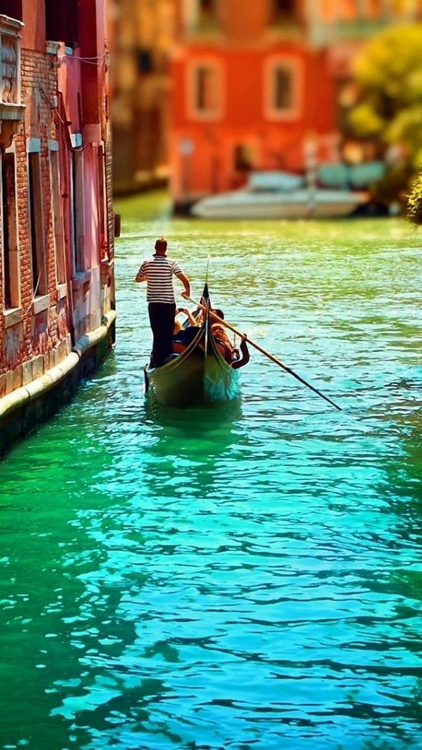 Venecia Italia Vista de la ciudad Magnífica arquitectura fondo de pantalla del teléfono