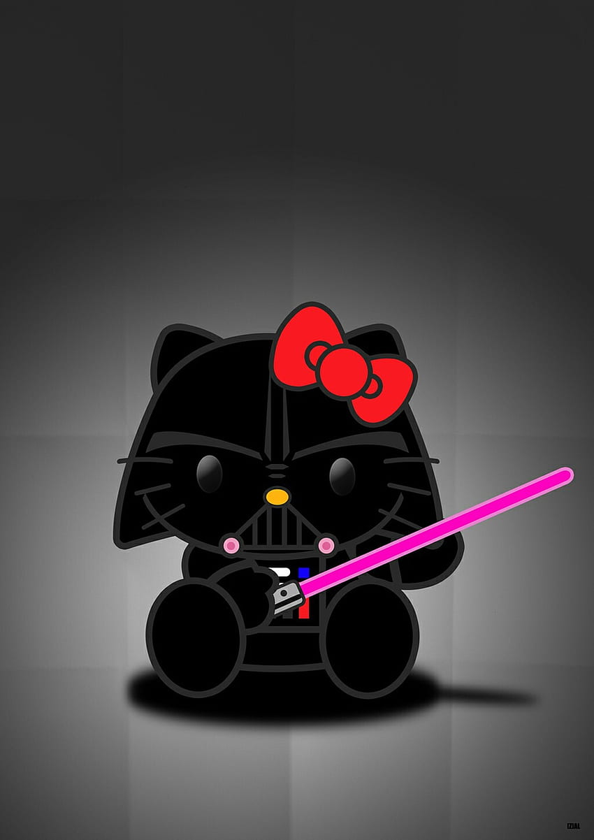 Hello Kitty Vader shared by ₊˚✧, Hello Kitty Star Wars HD phone wallpaper