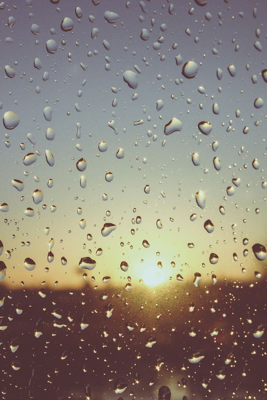 Gocce di pioggia sul riquadro della finestra. / Markus Spiske. Finestra della pioggia, graphy del giorno di pioggia, pioggia, sole e pioggia Sfondo del telefono HD