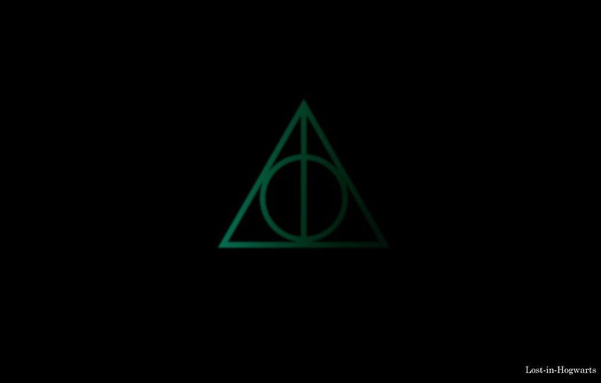 Deathly Hallows Symbol , Black Harry Potter HD wallpaper | Pxfuel