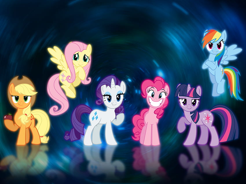 My Little Pony Mane 6 . My little pony , My little pony 1, Little pony, Mane Six HD wallpaper