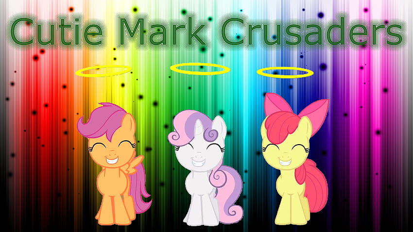 CMC i podstawowe tło - Visual Fan Art, Cutie Mark Crusaders Tapeta HD