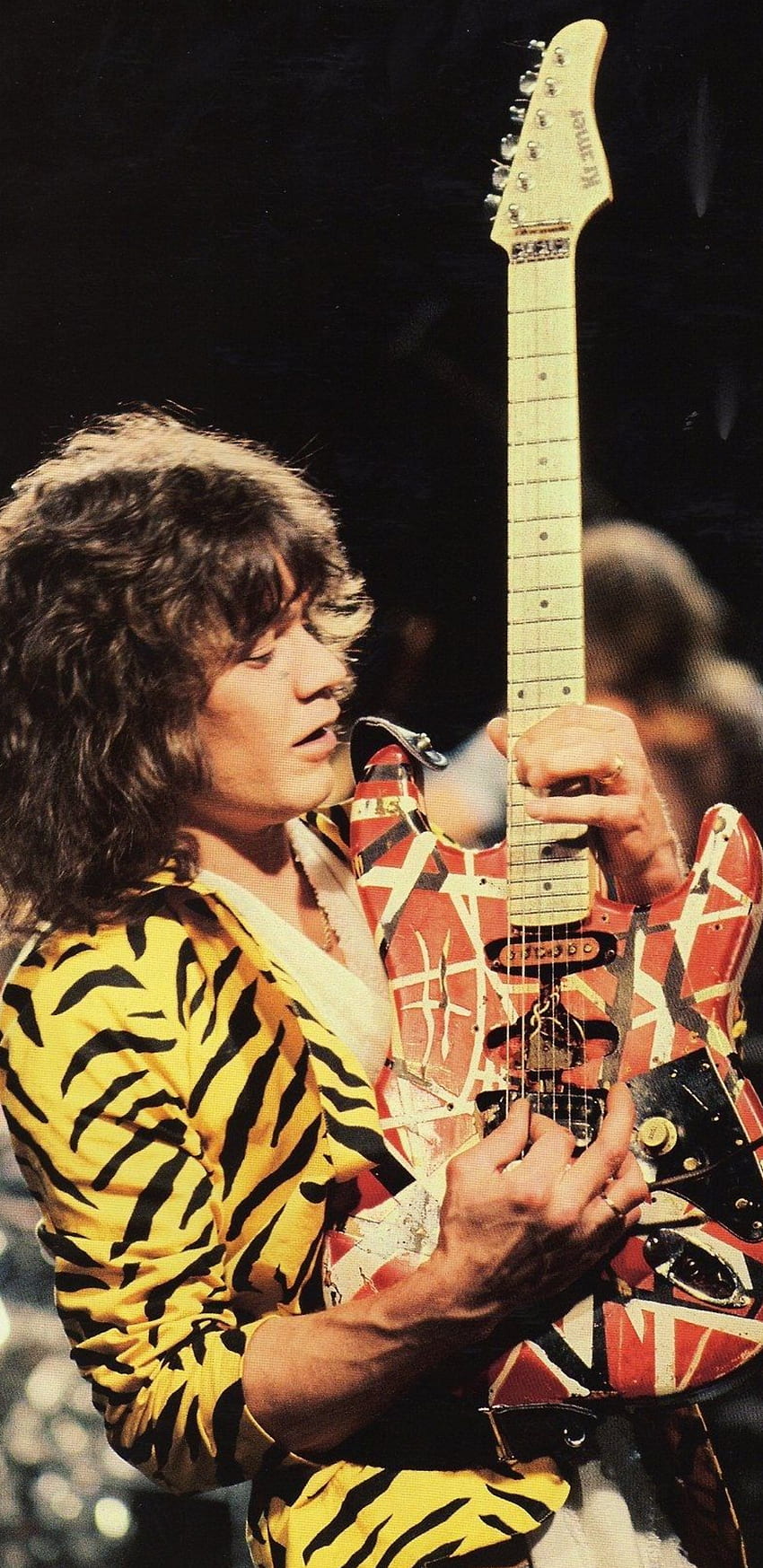 Eddie Van Halen: Pionowo, Eddie Van Halen Art Tapeta na telefon HD