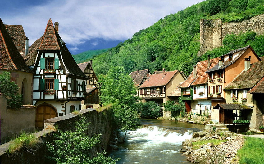 Beautiful Village Switzerland, Switzerland Villages HD wallpaper