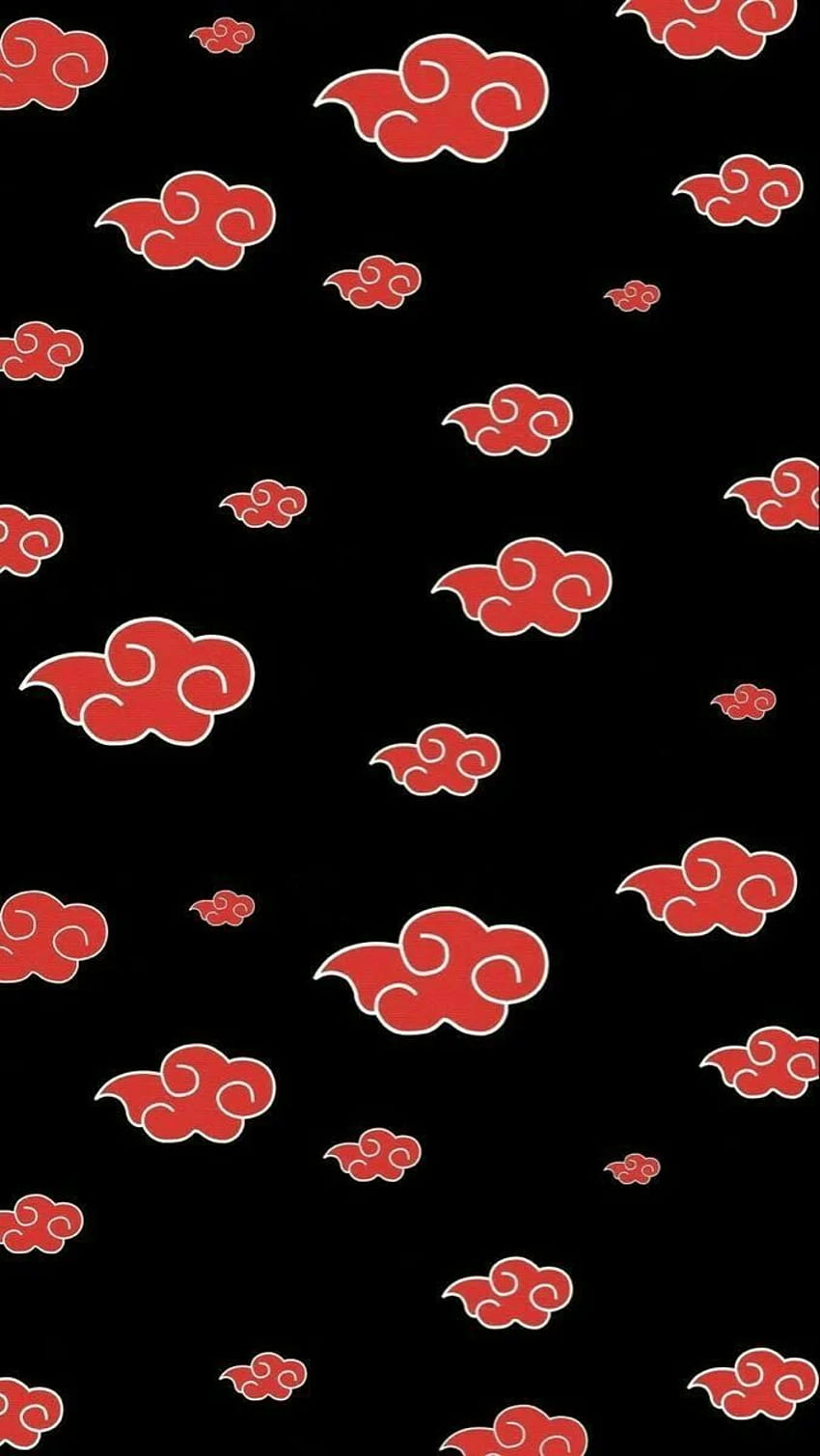 I found a cool Akatsuki cloud online today so decided to turn it into a  really high resolution wallpaper for my phone  rNaruto