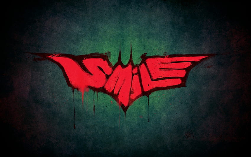 illustration, minimalism, red, Batman, logo, smiling, graffiti, ART, color, darkness, computer , fictional character, font, organ. Mocah, Colorful Batman PC HD wallpaper