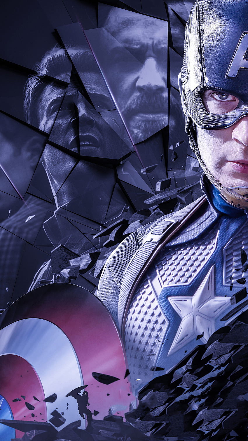Captain America, marvel comics, avengers HD phone wallpaper
