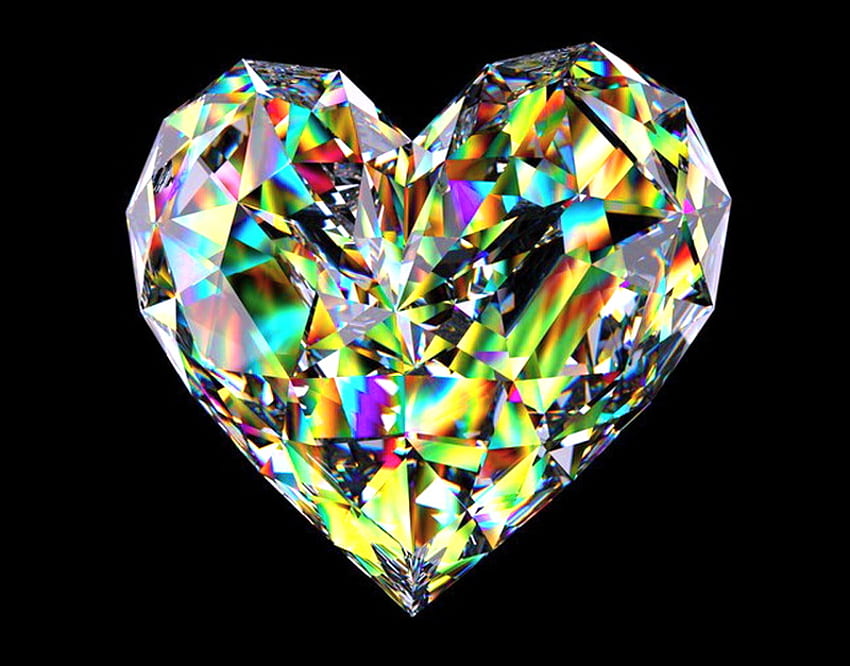 Loves sparkle, black, light, sparkle, colors, heart HD wallpaper