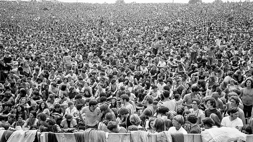 今日の歴史、1969 年 8 月 15 日: 象徴的な 1960 年代のウッドストック コンサートがニューヨークで開かれ、ウッドストック フェスティバル 高画質の壁紙