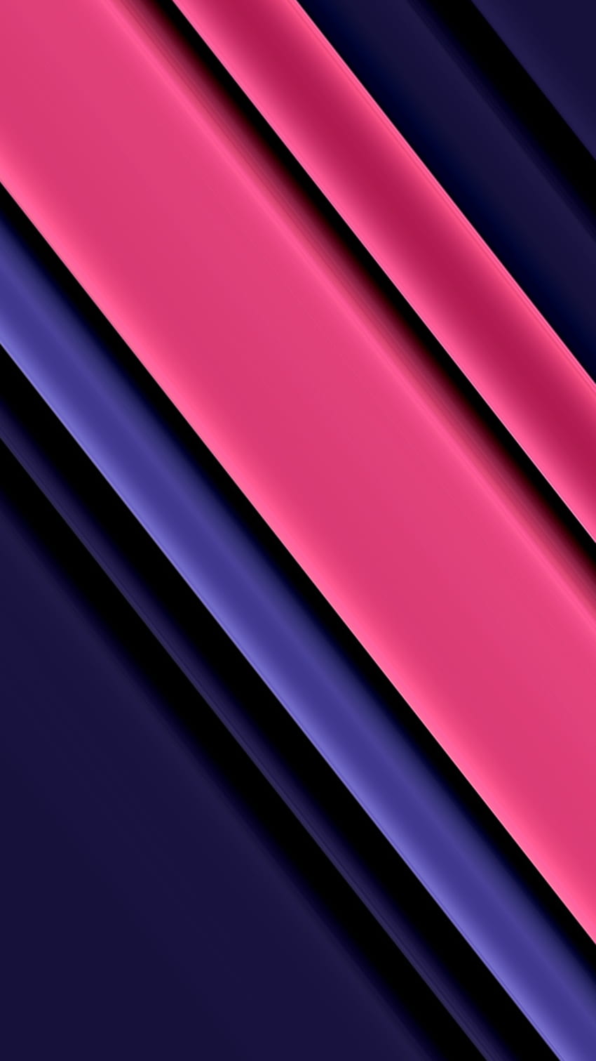 material design purple, digital, stripes, pink, black, geometric, pattern, abstract, lines, tint, colorful HD phone wallpaper