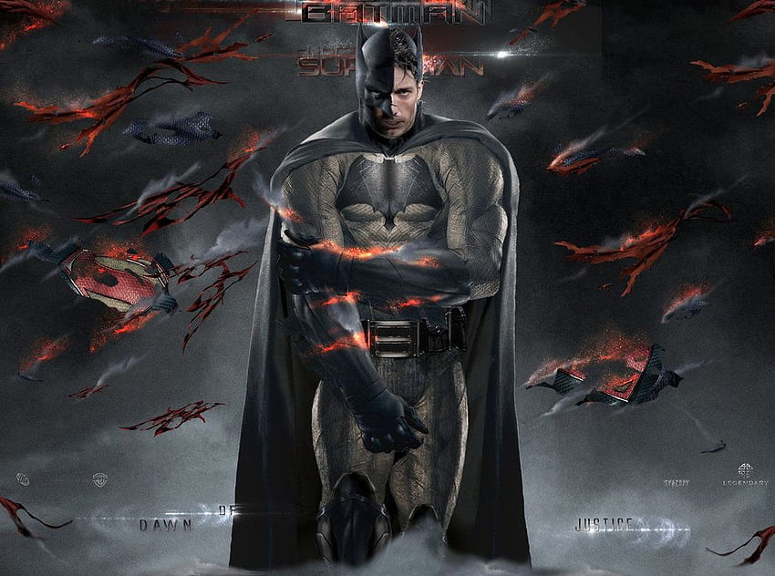 Batman/ Superman poster- feat. ben affleck, Ben Affleck Batman Costume HD  wallpaper | Pxfuel