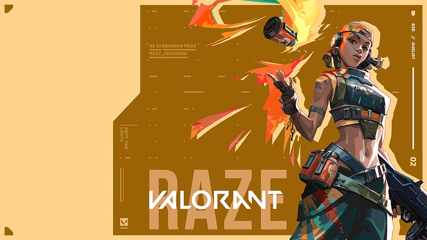 ExCharny on X: Eighth Valorant wallpaper, the party girl, Raze