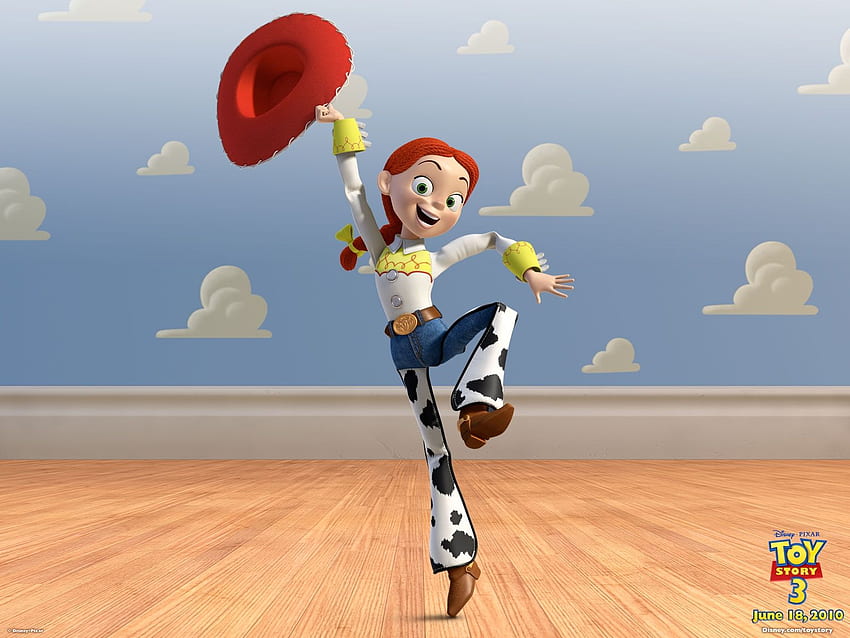 JESSIE Toy Story 2, 1999. фонд. Историята на играчките Джеси, Играчка HD тапет