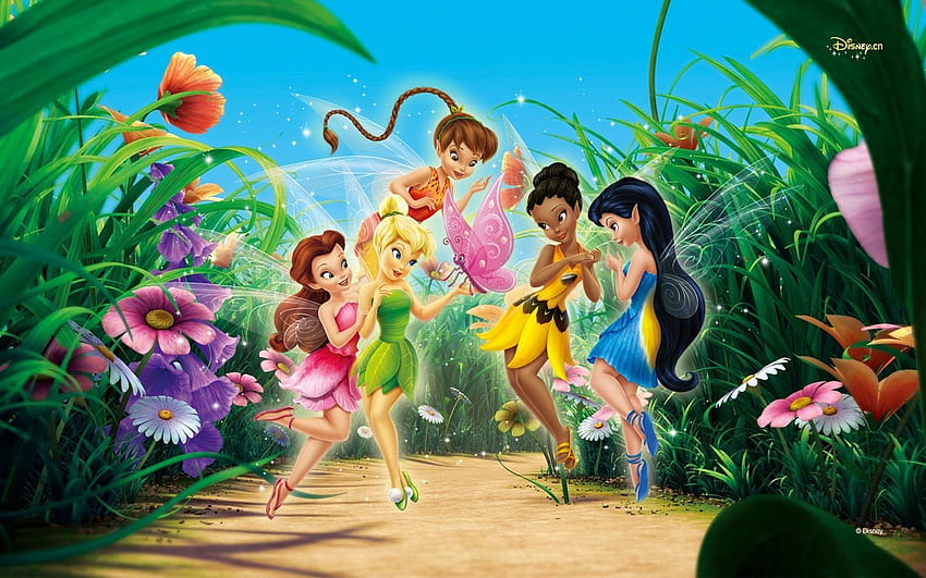 Tinkerbell Fairies Of The Spring (1600×1000). Frühling , Disney Feen, Tinker Bell, Spring Fairy HD wallpaper