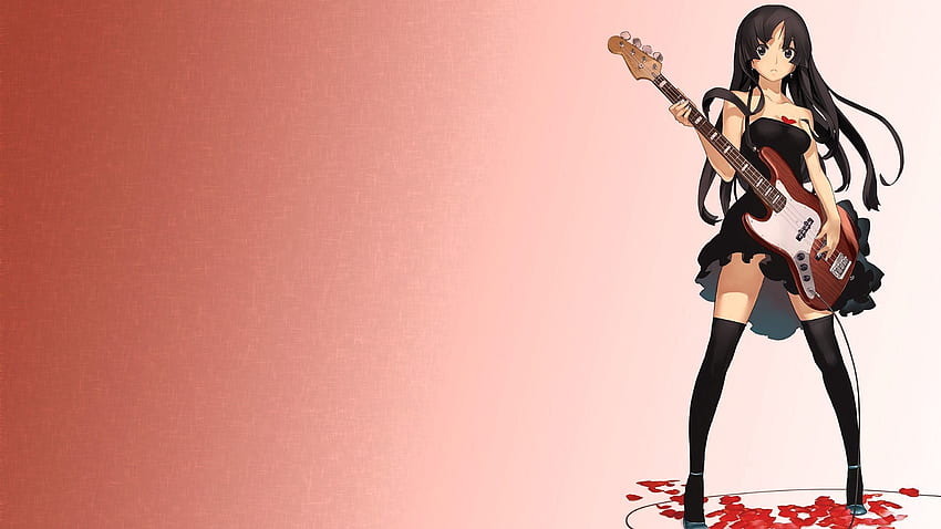 Guitarra, Anime, Rock, Menina, Músico papel de parede HD
