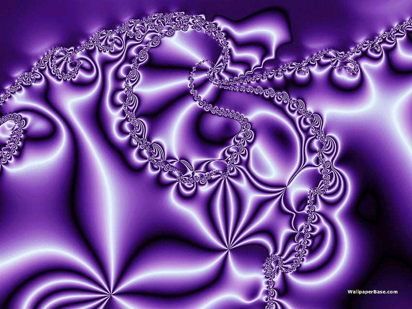 En Púrpura, púrpura, fractal, 3d fondo de pantalla