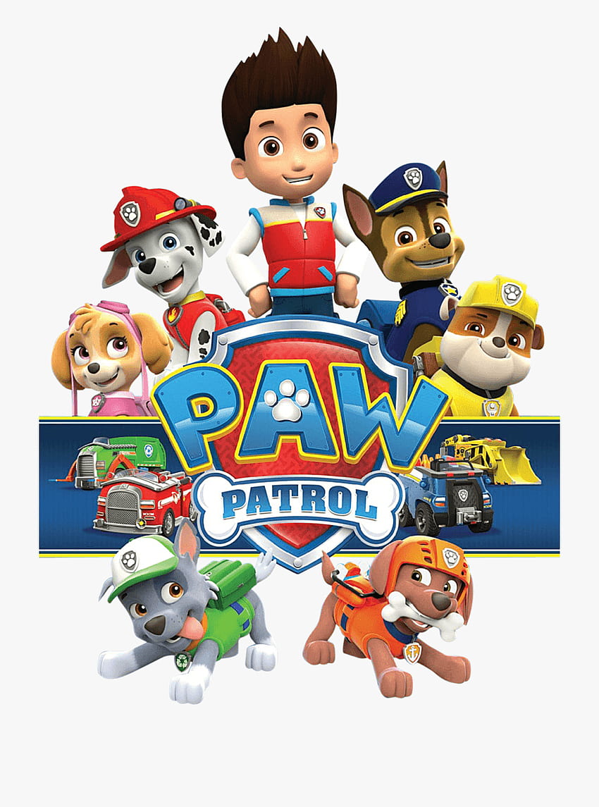 Paw Patrol - Paw Patrol Png, Şeffaf Çizgi Film, Küçük ve Siluetler, Chase Paw Patrol HD telefon duvar kağıdı