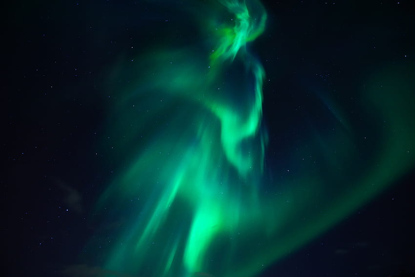 Dunkel, Sternenhimmel, Nordlichter, Aurora Borealis, Aurora HD-Hintergrundbild