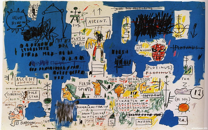 Jean-Michel Basquiat Arte 03, Jean-Michel Basquiat Sfondo HD