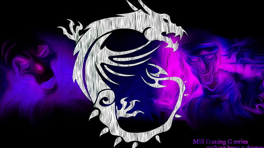 Msi, Purple und Blue Gaming HD-Hintergrundbild