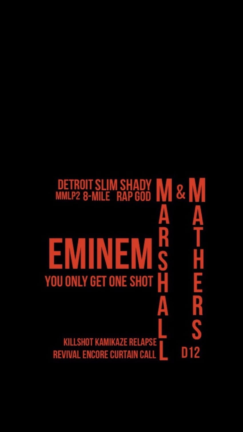 Eminem iPhone Wallpapers  Wallpaperboat