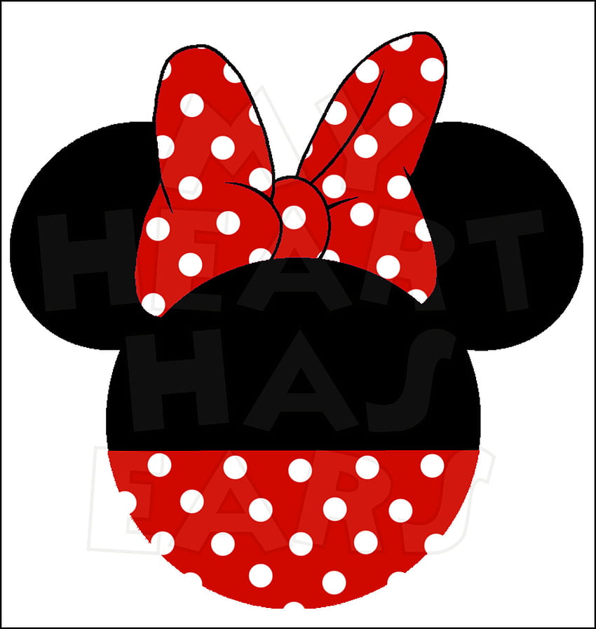 Mickey And Minnie Mouse Head Clip Art Clipart - Logo Telinga Minnie Mouse, Logo Mickey dan Minnie wallpaper ponsel HD