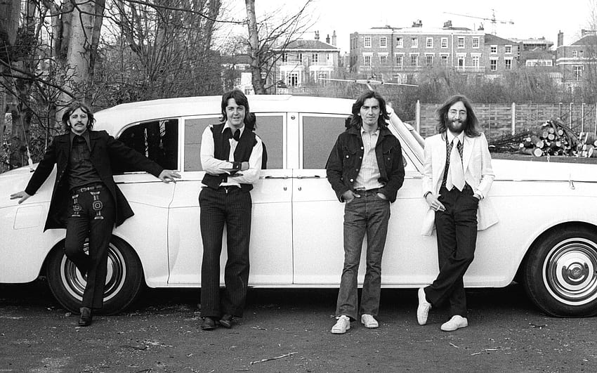 Beatles, John Lennon, Paul McCartney, Ringo Starr, George Harrison HD duvar kağıdı