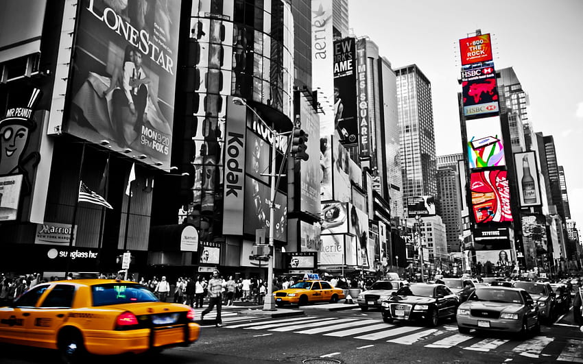 MacBook Pro için Yüksek Çözünürlüklü Retina, Times Square New York HD duvar kağıdı