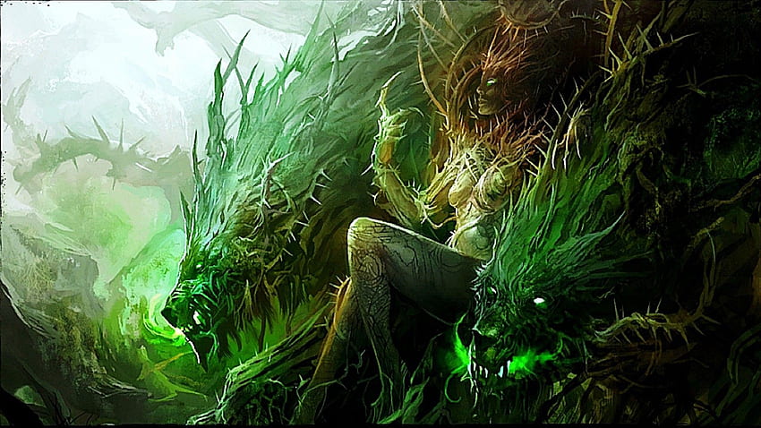 Green Beast, Monster Beast HD wallpaper