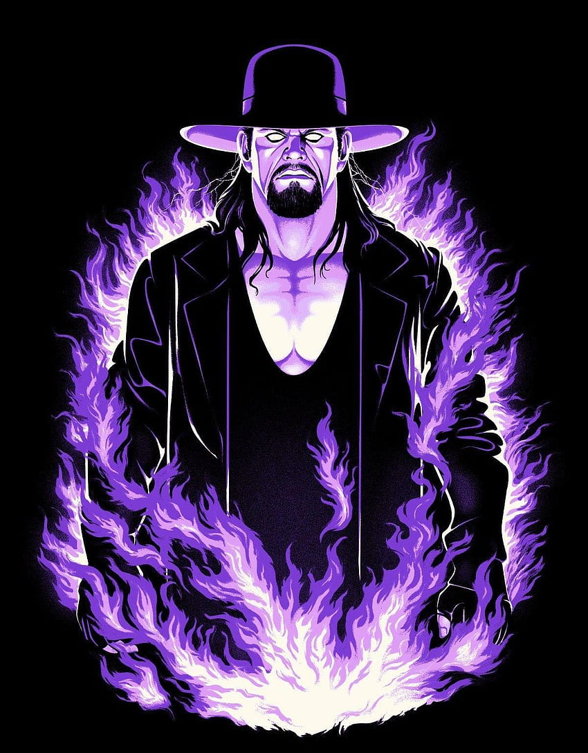 Undertaker iPhone, WWE Undertaker 로고 HD 전화 배경 화면